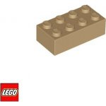 LEGO® 3001 Kostka 2x4 Tmavě-Béžová – Zbozi.Blesk.cz