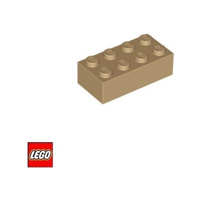 LEGO® 3001 Kostka 2x4 Tmavě-Béžová – Zbozi.Blesk.cz