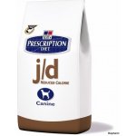 Hill’s Prescription Diet J/D Reduced Calorie Joint Care s kuřecím 12 kg – Zboží Mobilmania
