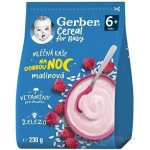 GERBER Cereal mléčná kaše malinová Dobrou noc 230 g – Hledejceny.cz