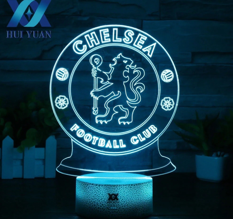 Beling Dětská lampa 3D lampa Chelsea 7 barevná S9172