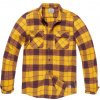 Pánská Košile Vintage Industries Sem flannel žlutá