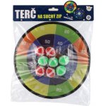 Teddies Terč na suchý zip oboustranný 27cm + míčky 8ks v sáčku – Zboží Mobilmania