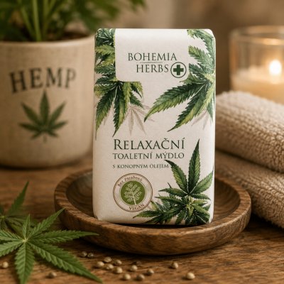 Bohemia Herbs toaletní mýdlo Cannabis 100 g – Hledejceny.cz