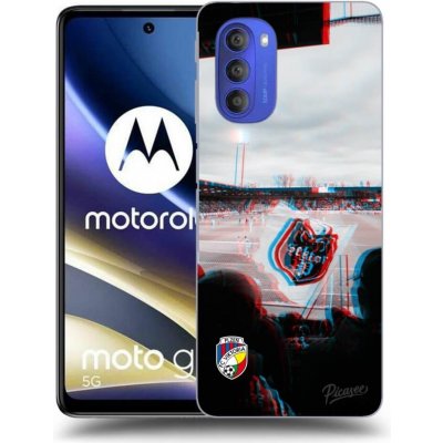Picasee silikonové Motorola Moto G51 - FC Viktoria Plzeň B černé