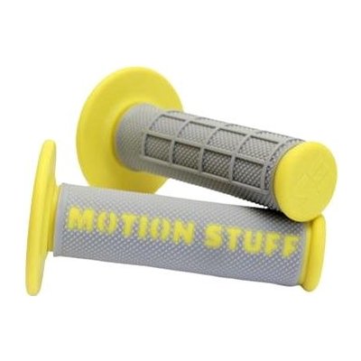 MOTION STUFF motokrosové rukojeti supersoft šedé/žluté | Zboží Auto