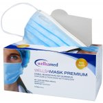 Wellsamed 3-vrstvé hypoalergenní ochranné ústenky modrá 50 ks – Sleviste.cz