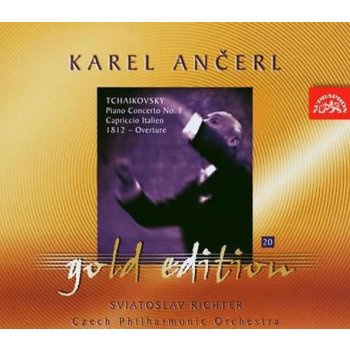 Česká filharmonie/Ančerl Karel - Ančerl Gold Edition 20 Čajkovskij - Koncert pro klavír a orch. b moll, Italské capriccio, Slavnostní předehra CD