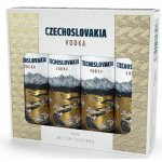 Czechoslovakia Vodka mini 40% 4 x 0,04 l (set) – Zboží Dáma