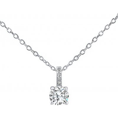 SILVEGO Stříbrný s čirými Swarovski® zirconia LPS1274NSWW – Hledejceny.cz