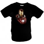 Tričko s potiskem Filmový Iron Man dětské Černá – Hledejceny.cz