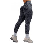 NEBBIA Kompresní push-up legíny s leopardím vzorem PRIMAL černé – Zboží Mobilmania