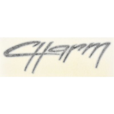 Škoda Fabia-Boční nápis CHARM original - černý 6Y0853431T 4AL | Zboží Auto