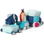 BabyOno edukační vzdělávací hračka Safari train modrá – Sleviste.cz