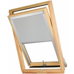 Dekodum Termoizolační roleta na střešní okno Velux FK04/F04/204 cm Grey Silver