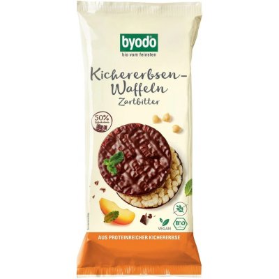 Byodo Cizrnové chlebíčky hořká čokoláda 65 g – Sleviste.cz