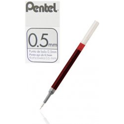 Pentel LRN5-B EnerGel náplň gelová 0,5 mm tenký hrot červená