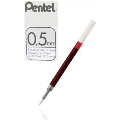 Pentel LRN5-B EnerGel náplň gelová 0,5 mm tenký hrot červená – Zboží Mobilmania