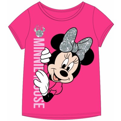 Minnie Mouse licence dívčí tričko Minnie Mouse 52029490KOM růžová – Zboží Mobilmania