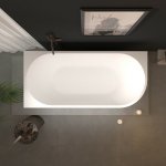 Erga Zara 180 x 80 cm ERG-Zara-180080L-WH-WH – Hledejceny.cz
