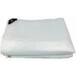 Bradas plachta zakrývací zesílená 3x5m 100g průhledná LENO CRISTAL BR-PLC1003/5 – Zboží Dáma