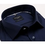 Olymp Super Slim košile s dvojbarevnými knoflíčky tmavě modrá – Hledejceny.cz