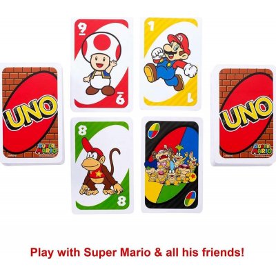 Mattel Uno Super Mario – Zboží Mobilmania