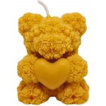 Svíčkománie3D Méďa z růžiček 50 g – Zboží Mobilmania