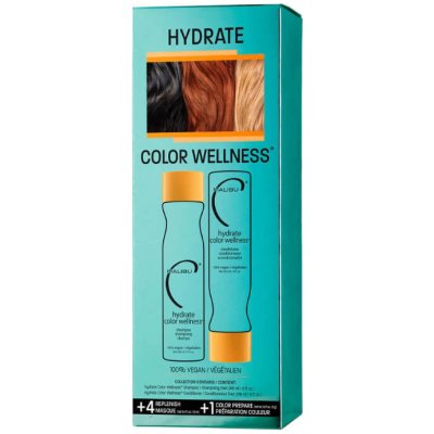 Malibu Color Wellness Collection šampon 266 ml + kondicionér 266 ml + wellness sáčky 5 kusů dárková sada