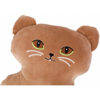 SVITAP sleep well Polštář mikrospandex Kočka hnědá 32cm – Zbozi.Blesk.cz