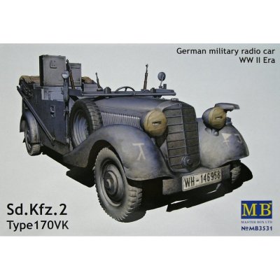 Master Box Sd.Kfz.2 Type 170 VK German WWII Radio Car MB3531 1:35