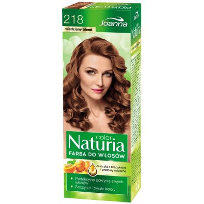 Joanna Naturia Color barva na vlasy 218 Měděná 100 g – Zboží Mobilmania