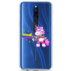 Pouzdro TopQ Xiaomi Redmi 8 silikon Rainbow Gun