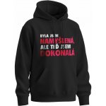Sablio mikina s potiskem Byla jsem namyšlená ale teď jsem dokonalá černá – Hledejceny.cz
