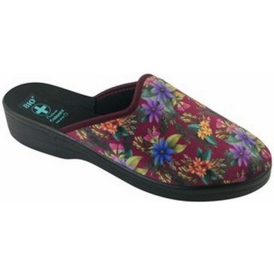 Adanex dámské pantofle 28824 s kytkou bordó – Zboží Dáma