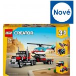 LEGO® Creator 31146 Náklaďák s plošinou a vrtulníkem – Zboží Živě