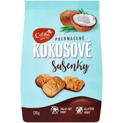 Celita Polomáčené kokosové sušenky 120 g – Zboží Mobilmania