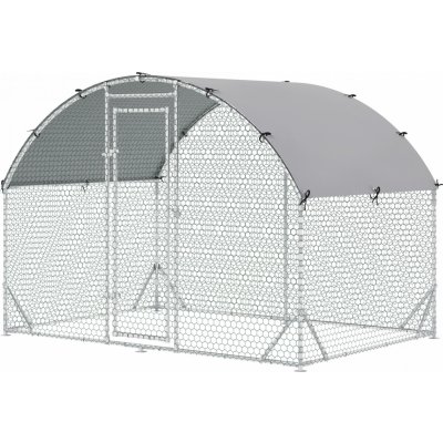 PawHut Ocelový výběh pro kuřata 280 x 190 x 197 cm – Hledejceny.cz