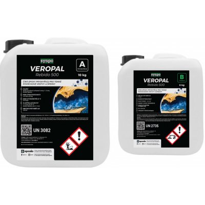 Synpo Veropal Rebido 500 epoxidová pryskyřice pro tenké vrstvy 1,6 kg – Zboží Mobilmania