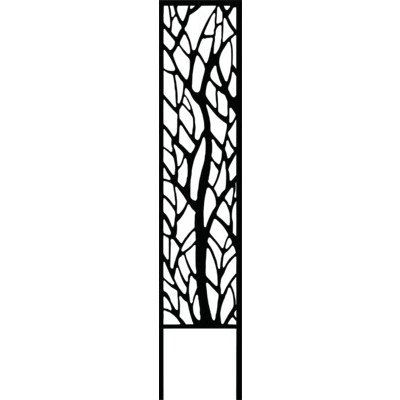 Opora pro popínavé rostliny Lafiora kovová 15 x 75 cm černá – Hledejceny.cz
