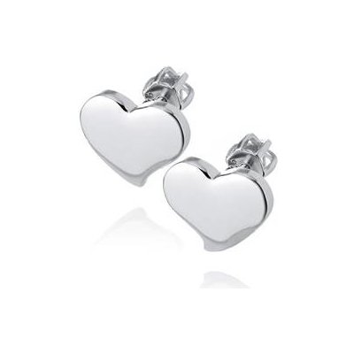 NUBIS® stříbrné šroubovací náušnice srdce NB-3223 – Hledejceny.cz