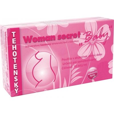 Imperial Vitamins Těhotenský test Woman secret BABY proužkový 2v1 2 ks – Sleviste.cz