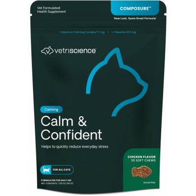VetriScience Composure na uklidnění kočky 30 tablet – Hledejceny.cz