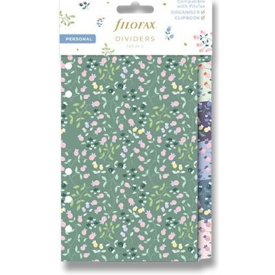 Filofax Rozřazovač Meadow 6 záložek náplň osobních diářů A6 – Zboží Živě