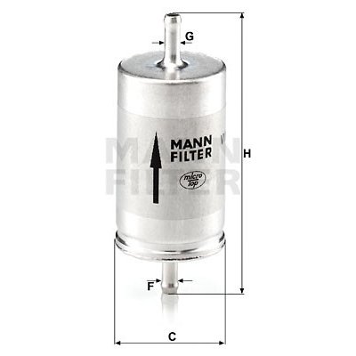 MANN-FILTER Palivový filtr WK 410