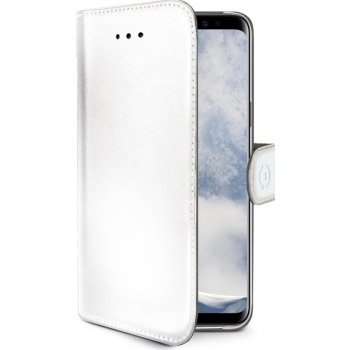 Pouzdro CELLY Wally Samsung Galaxy S9 Plus bílé