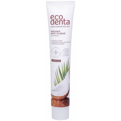 Ecodenta Organic Anti-Plaque zubní pasta proti tvorbě plaku 75 ml