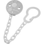 Akuku Klip na dudlík šedý – Zboží Dáma