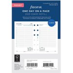 Filofax Denní kalendář 2025, den/1 strana, Aj náplň kapesních diářů formát A7 – Zboží Dáma