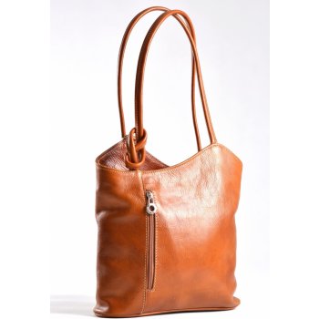 Dámský kožený kabelko-batoh Rezavý 30 x 10 x 28 XT00-CR6545-13TAM
